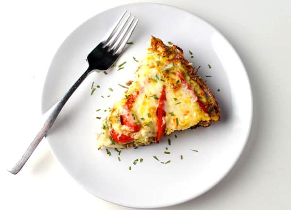 Sausage and Red Pepper Frittata 