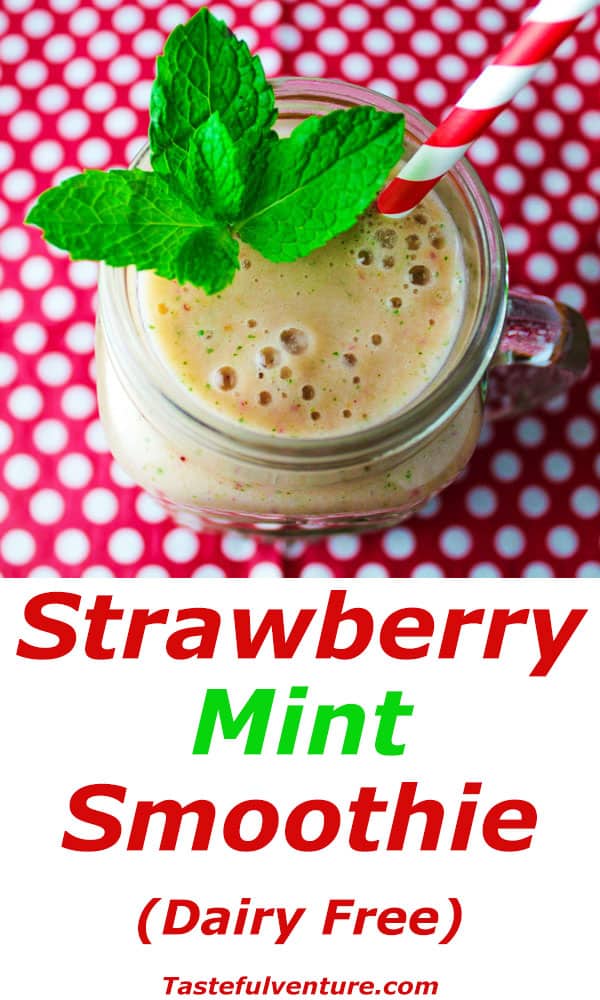 Strawberry Mint Smoothie 