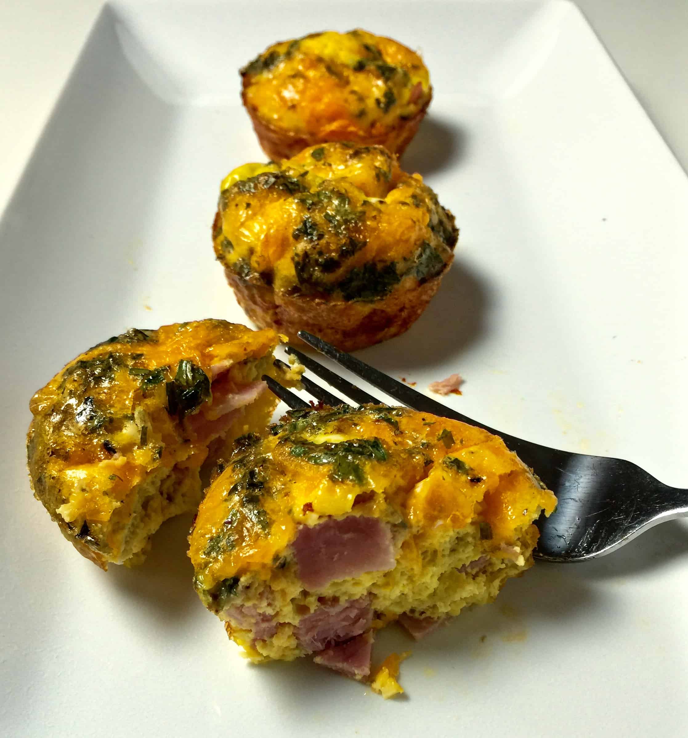 Mini Ham and Cheese Frittatas Tastefulventure