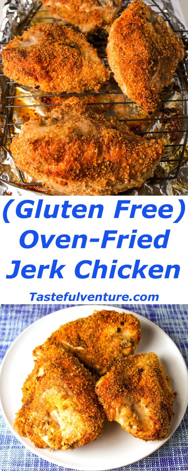 Gluten Free Oven Fried Jerk Chicken 