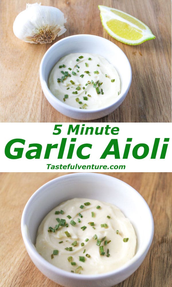 5 Minute Garlic Aioli 
