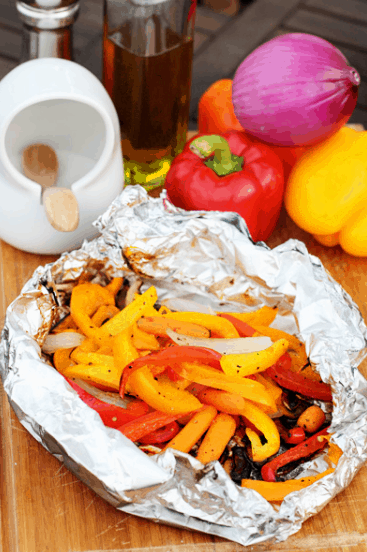 Grilled Vegetables in Foil | 15 Easy Foil Packet Recipes
