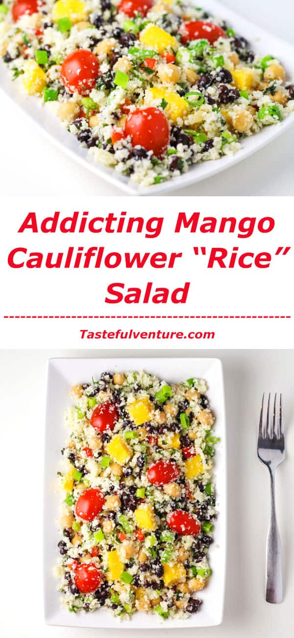 Mango Cauliflower "Rice" Salad 
