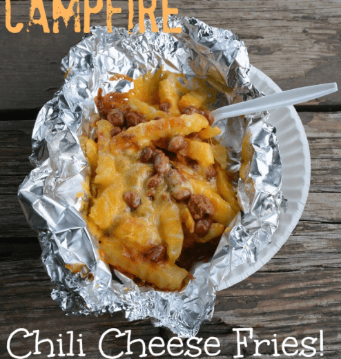 Campfire Chili Cheese Fries | 15 Easy Foil Packet Recipes