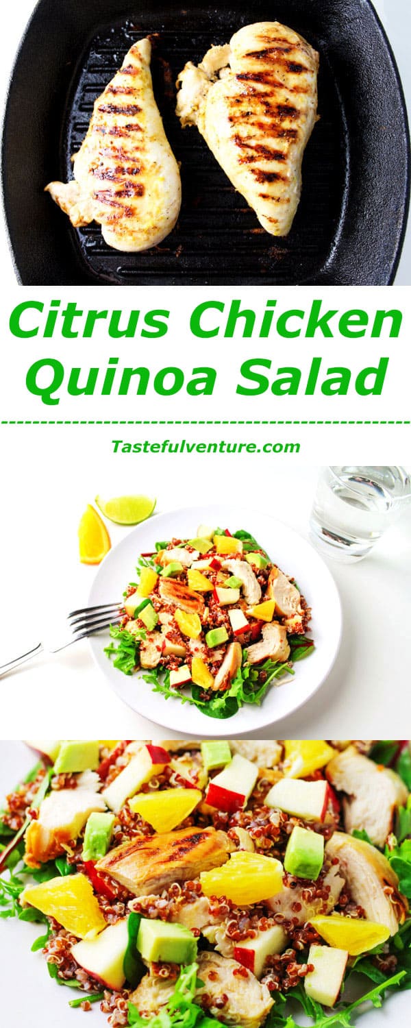 Citrus Chicken Quinoa Salad 