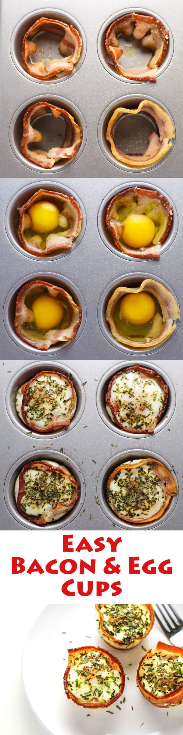 Bacon and Egg Cups 