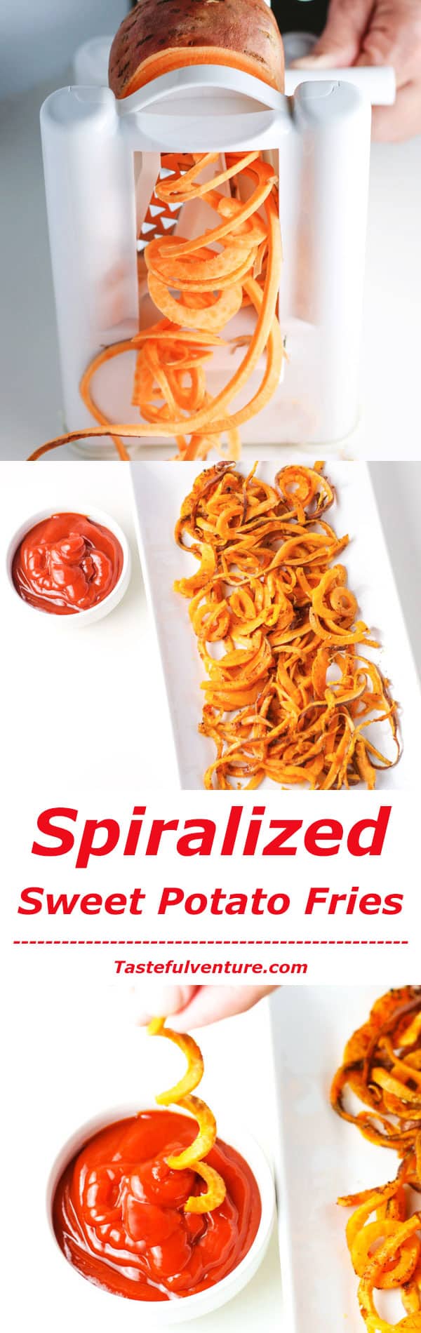 Spiralized Sweet Potato Fries