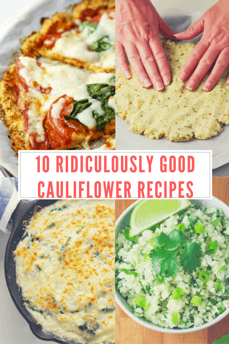10 Ridiculously Good Cauliflower Recipes that are healthy, low carb, and so delicious! | Tastefulventure.com