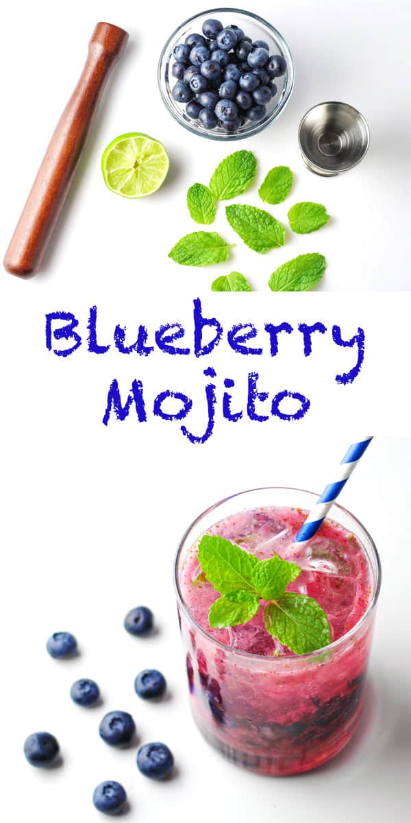 Blueberry mojito