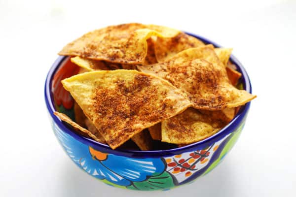 How To Make Homemade Corn Tortilla Chips ~ This is an easy way to make healthier chips! | Tastefulventure.com
