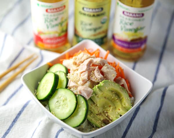 #ad Easy Tuna Sushi Bowls - These are so healthy, delicious, and perfect for meal prepping! | Tastefulventure.com made in partnership with @NAKANOSplash #NAKANONewYear #NewYearSwaps #IC
