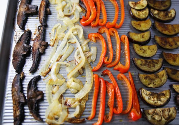 Easy Roasted Vegetables for any time of the year! Eat as is, top your favorite pizza, or use on top of rice bowls!