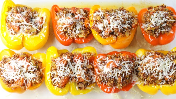 Mexican Quinoa Stuffed Peppers 