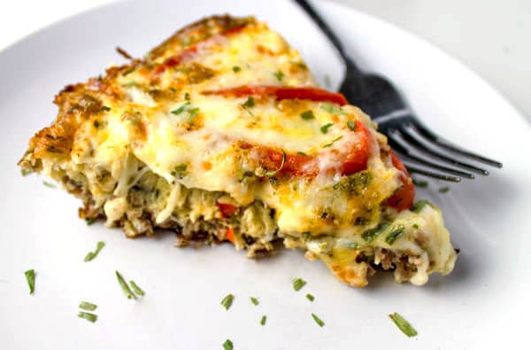 Sausage and Red Pepper Frittata