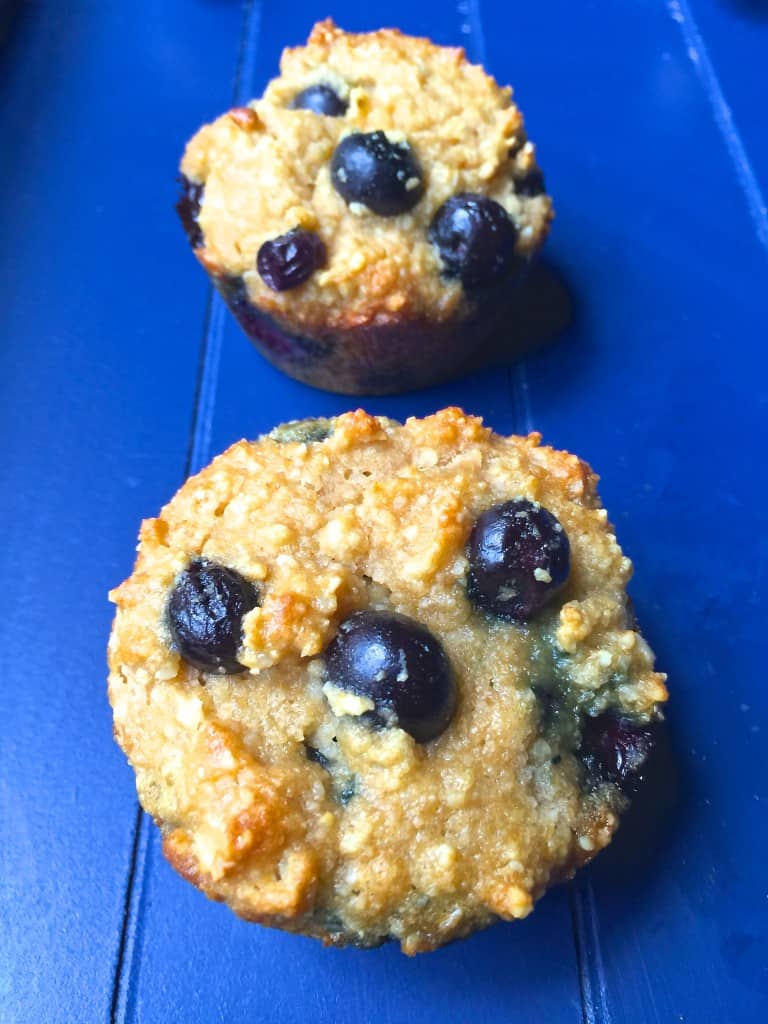 Paleo Blueberry Muffins (Sugar Free) 