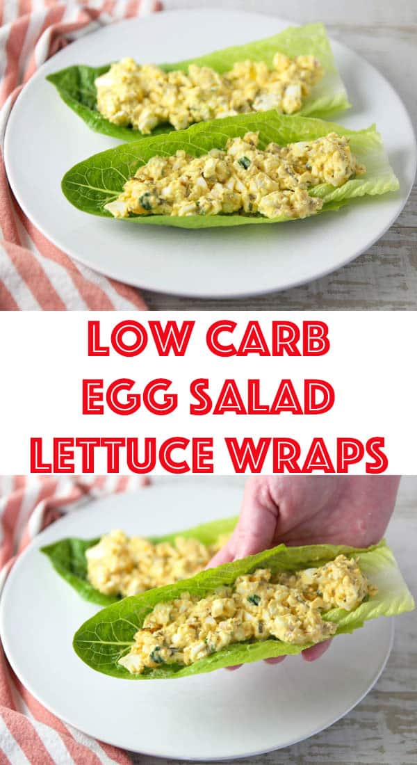 Low Carb Egg Salad Lettuce Wraps