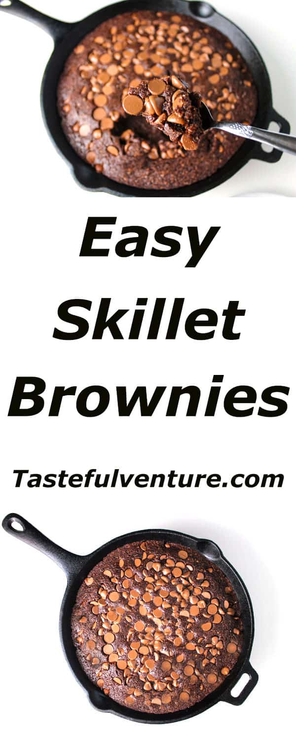 Easy Skillet Brownies Tastefulventure