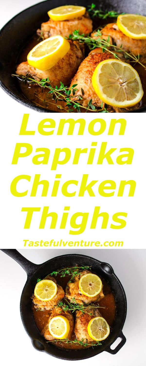 These Lemon Paprika Chicken Thighs 