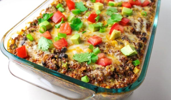 Easy Quinoa Enchilada Casserole - Tastefulventure