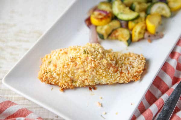 Baked Parmesan Crusted Salmon