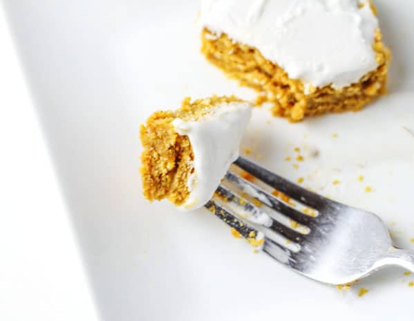 Paleo Pumpkin Bars with Coconut Whipped Cream Frosting