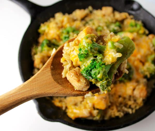 Cheesy Chipotle Chicken Broccoli and Rice