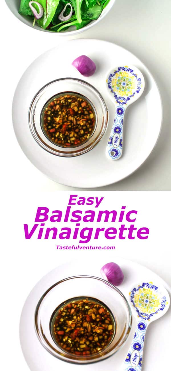 Easy Balsamic Vinaigrette Dressing 