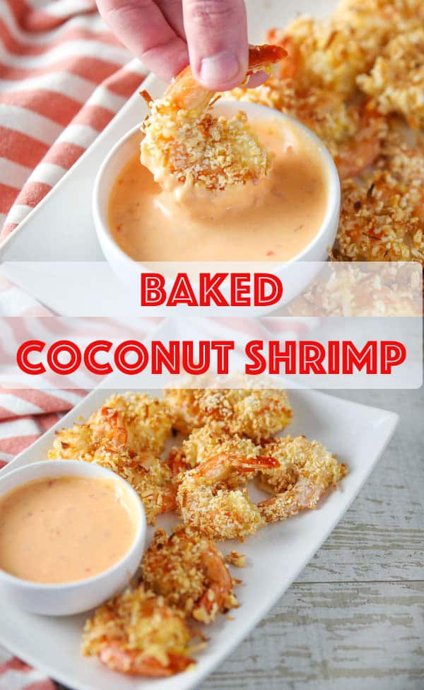 Baked Coconut Shrimp with Spicy Mayo Dipping Sauce
