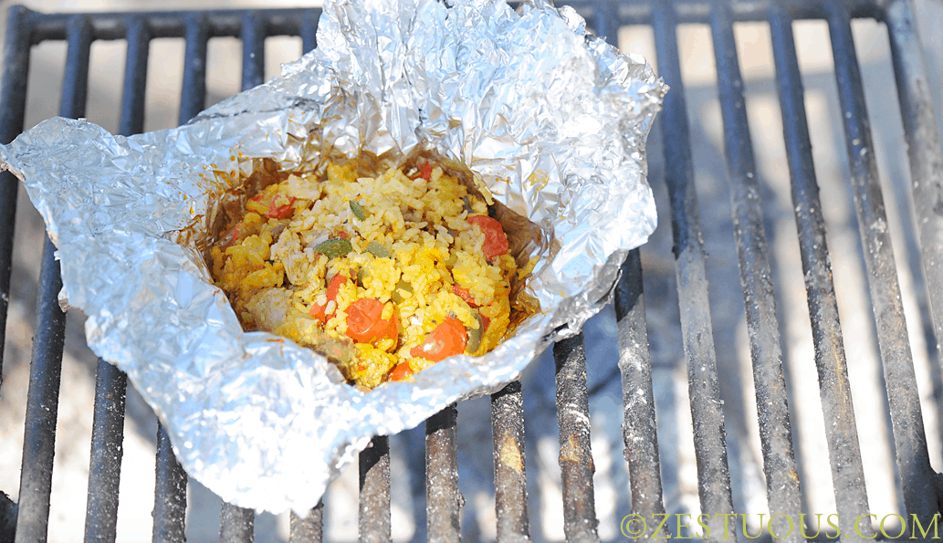 Campfire Paella | 15 Easy Foil Packet Recipes