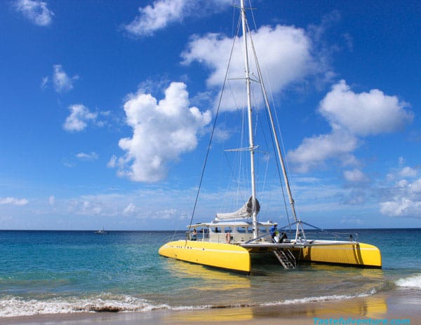 Catamaran Adventures St Kitts to Nevis, two islands with so much beauty! | Tastefulventure.com