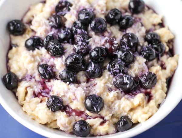 Blueberry Coconut Steel-Cut Oats