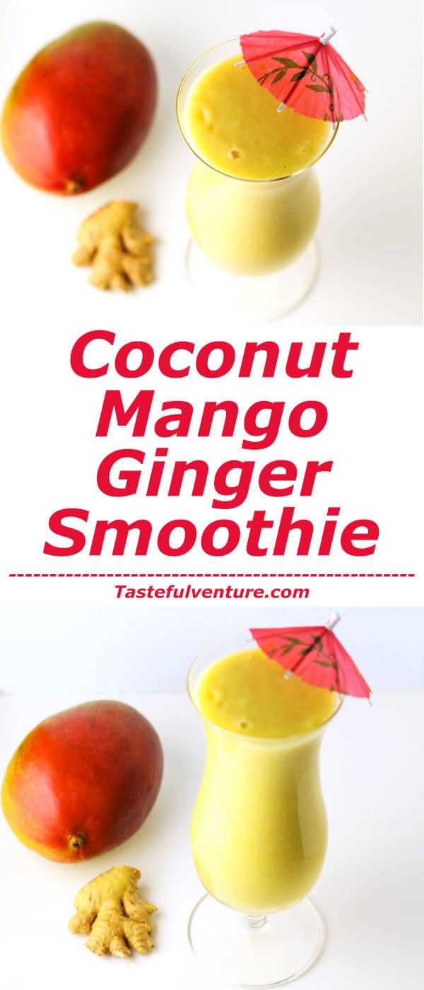Coconut Mango Ginger Smoothie