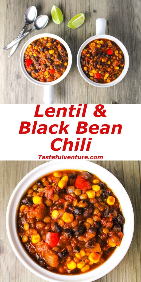 Lentil and Black Bean Chili