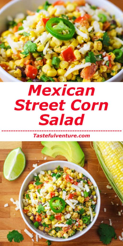 Mexican Street Corn Salad - Tastefulventure