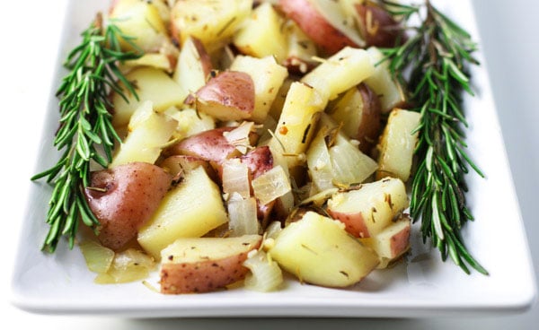 Roasted Rosemary Red Potatoes in Foil 