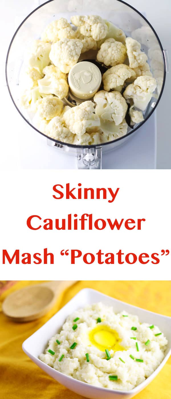 Skinny Cauliflower Mashed "Potatoes"
