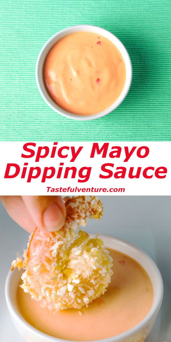 Spicy Mayo Dipping Sauce that is totally Vegan and Gluten Free! | Tastefulventure.com