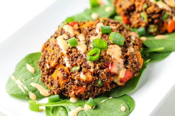 Chickpea, Spinach, and Quinoa Patties Recipe - How to Make Chickpea, Spinach,  and Quinoa Patties