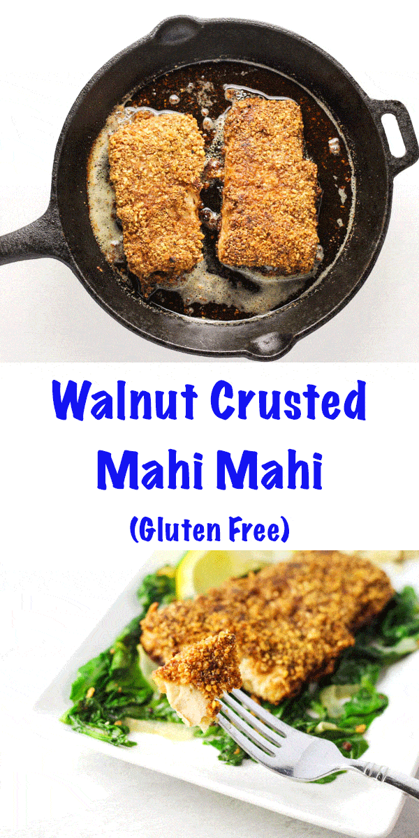 Walnut Crusted Mahi Mahi 