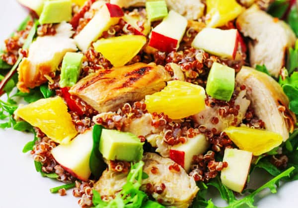 Top 10 Recipes To Make For Memorial Day - Citrus Chicken and Quinoa Salad, perfect as a side salad or a meal!