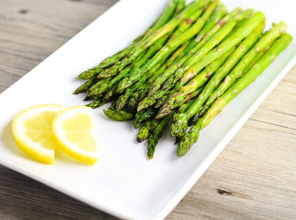 Top 10 Recipes To Make For Memorial Day - Roasted Asparagus, a simple healthy side dish that goes with every meal!