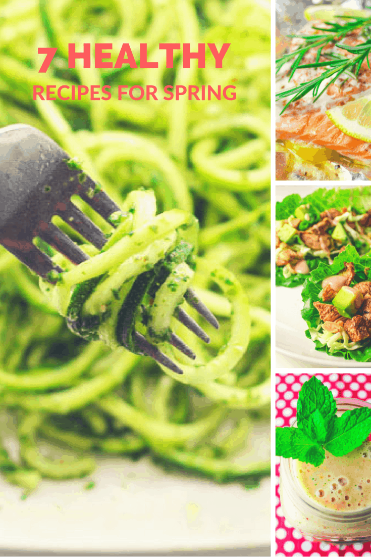 7 Healthy Recipes To Make In Spring! Low Carb, Low Calorie, Gluten Free, and so delicious!