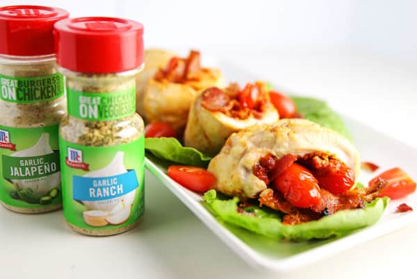 #ad These Chicken BLT Rollups are super easy to make and loaded with flavor! | Tastefulventure.com made in partnership with @McCormickSpice #LeaveBlandBehind #CollectiveBias 