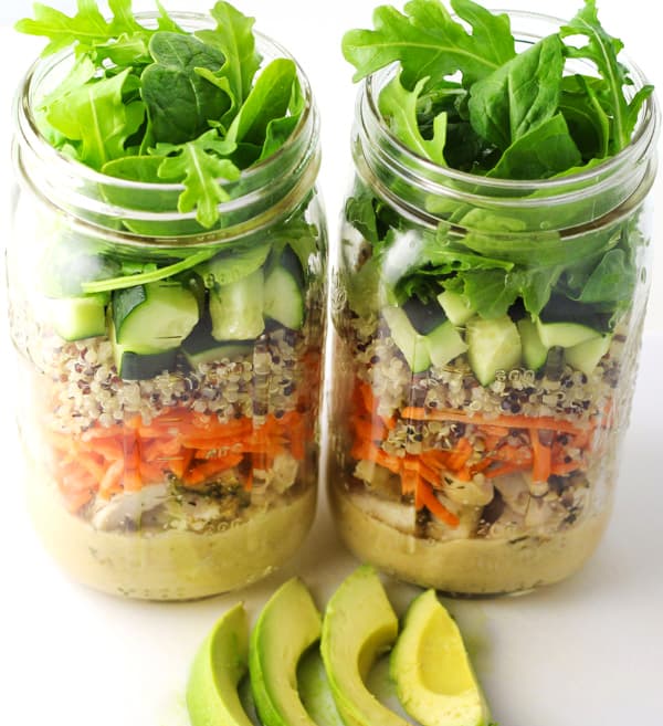 Quinoa Mason Jar Meal Prep — Nihel