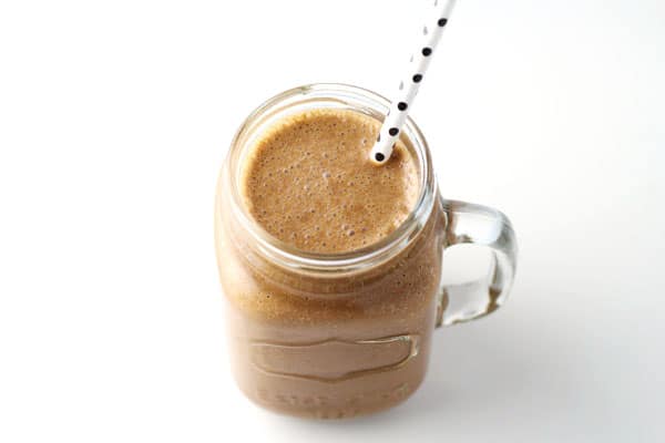 Healthy Tahini Chocolate Smoothie (Dairy Free) - This has a creamy, nutty taste that is so unique and delicious! 