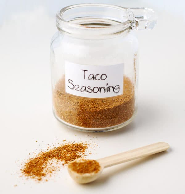 homemade Taco Seasoning in a jar