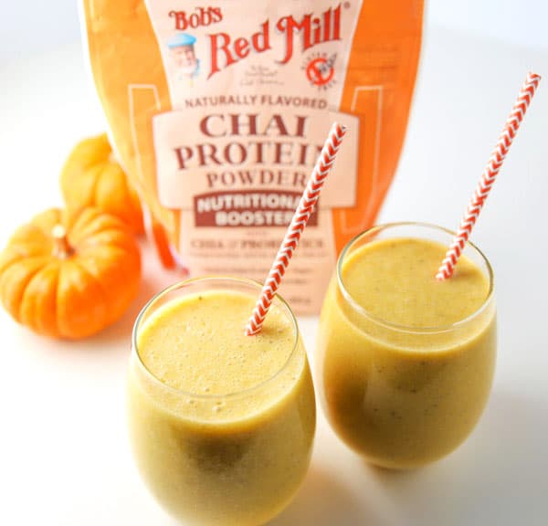 Pumpkin Chai Protein Smoothies