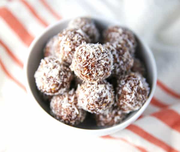 Coconut Cashew Date Balls