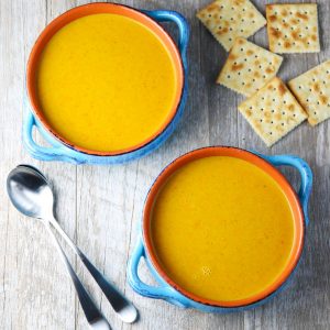 Coconut Curry Carrot Ginger Soup - Tastefulventure