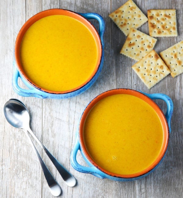 Thai Curried Carrot Ginger Soup - Cotter Crunch